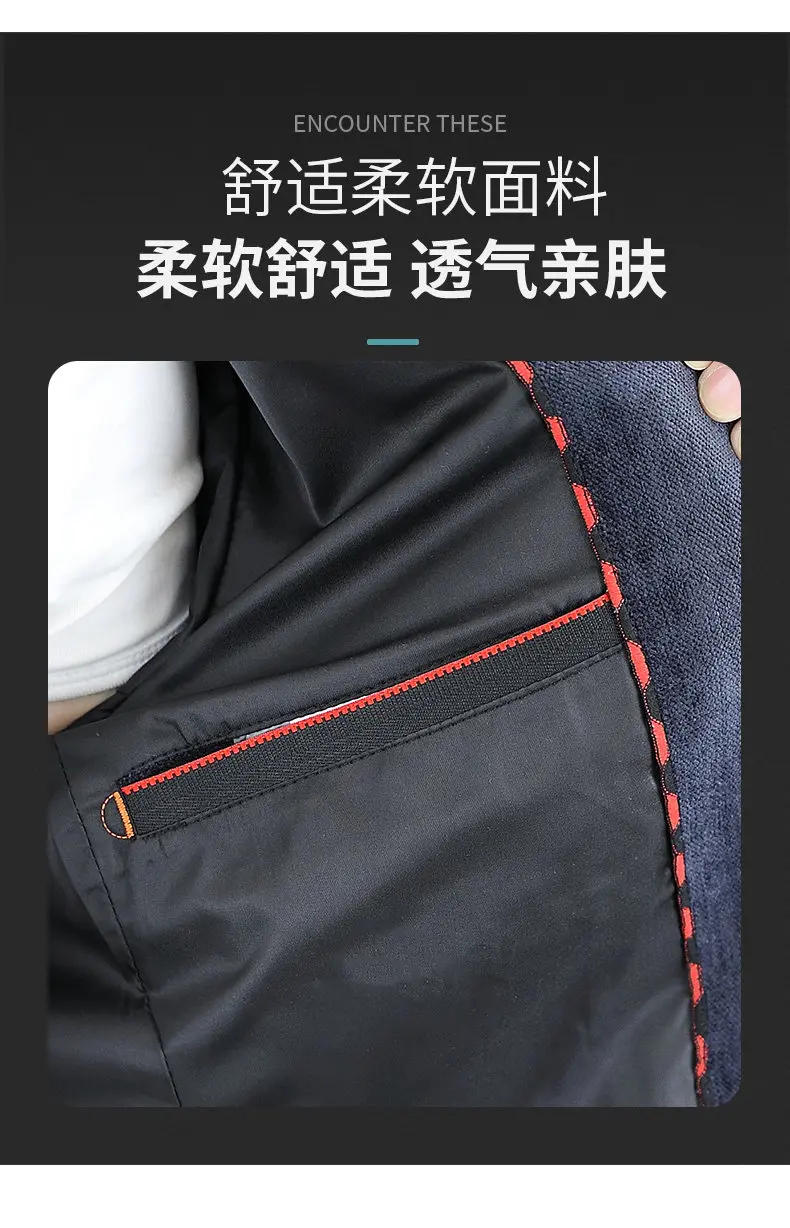 Description Picture 4 of itemSpring Autumn Solid Color Suit Jacket for Men Slim Fit Long Sleeve Casual Business Blazers Men‘s Office Social Dress Coats M-4XL