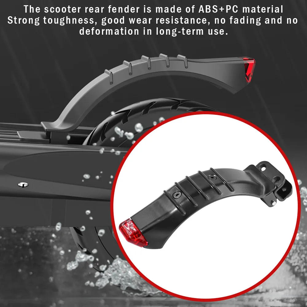 Description Picture 5 of itemTaillight Fender Rear Brake Foot Brake Fender for 5.5 inch/6.5 inch/8 inch Mudguard Hook Cover For Carbon Fiber Electric Scooter