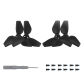 2 Pairs black