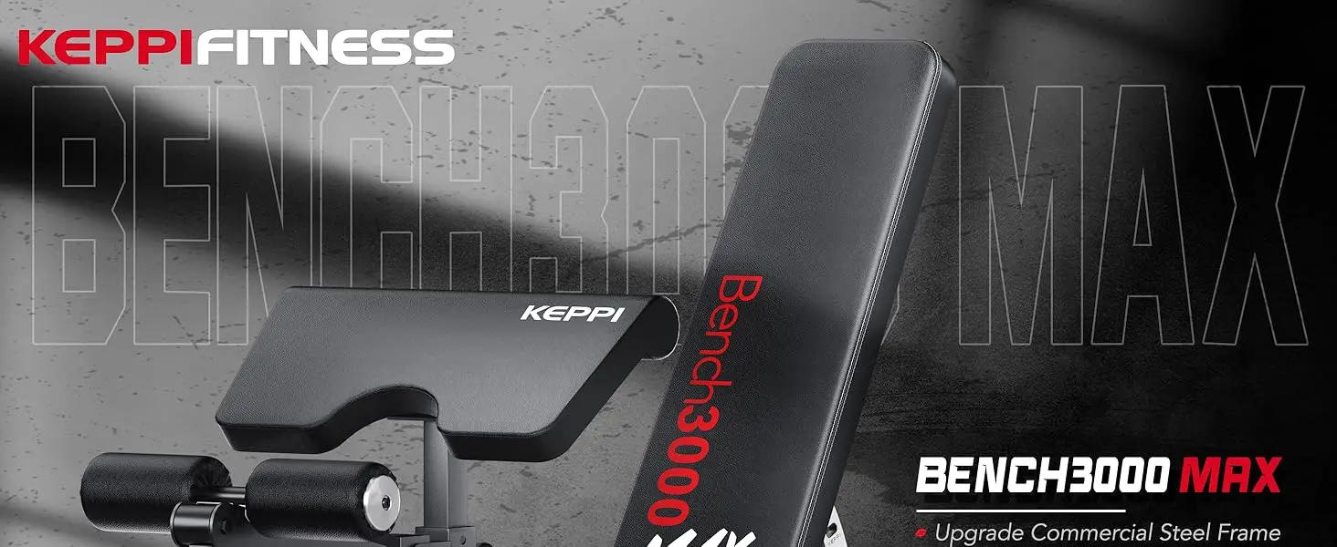Description Picture 2 of itemAdjustable Weight Bench, Bench3000 MAX Heavy Duty Workout Bench Press with Leg Extension and Preacher Pad for Home