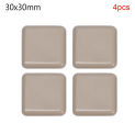 4Pcs Self-Adhesive Furniture Moving Slide Pad Round Square Wear-resisting Anti Noisy Chair Leg Slider Pads Floor Protector