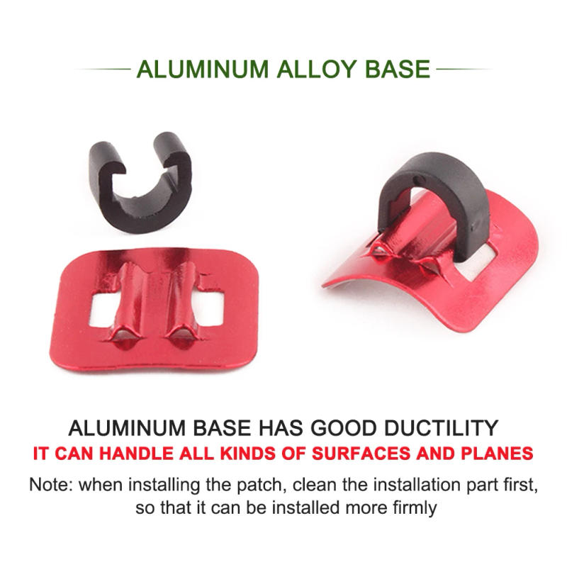 Description Picture 5 of itemBike Oil Tube Fixed Clamp Conversion Trap Adapter Bicycle Shifter Brake Cable Set Frame U Buckle Aluminum Tube Clip Guide