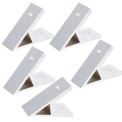 5 Pcs 45 Degree Bracket Angle Code Aluminum Extrusion Corner Braces Profile Connector Fasteners Shelf Alloy Connectors