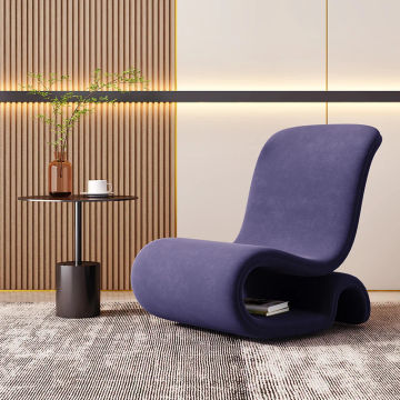 Nordic Coffee Chairs Living Room Furniture Armchair Special Shaped Single Person Sofa Backrest Soft Chair Relaxing Waiting Chair