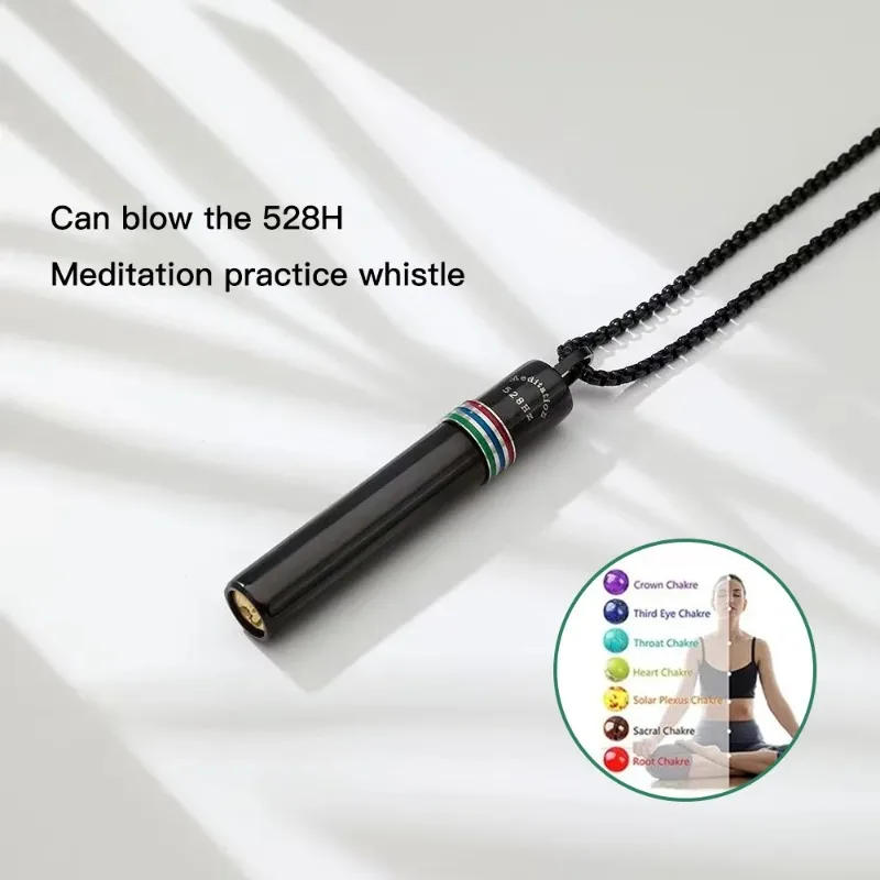 Description Picture 3 of item528Hz 417Hz Harmonica Whistle Necklace Sound Therapy Professional Mouth Organ Meditation Mindfulness Kids Music Instruments