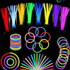 Luminous Colorful Glow Sticks Fluorescence Glowing in The Dark DIY Bracelet Necklace Glowstick Birthday Wedding Party supplies