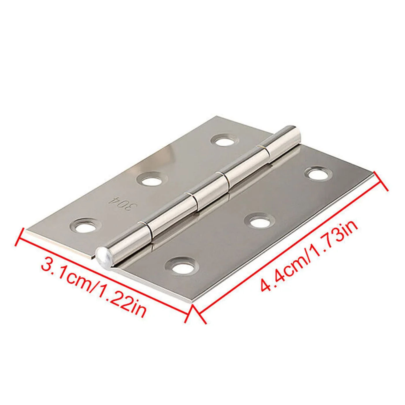 Description Picture 4 of item10Pcs Cabinet Hinge Repair Plate Kit Kitchen Cupboard Door Hinge Mounting Plate With Holes Flat Fixing Brace Brackets Hardware