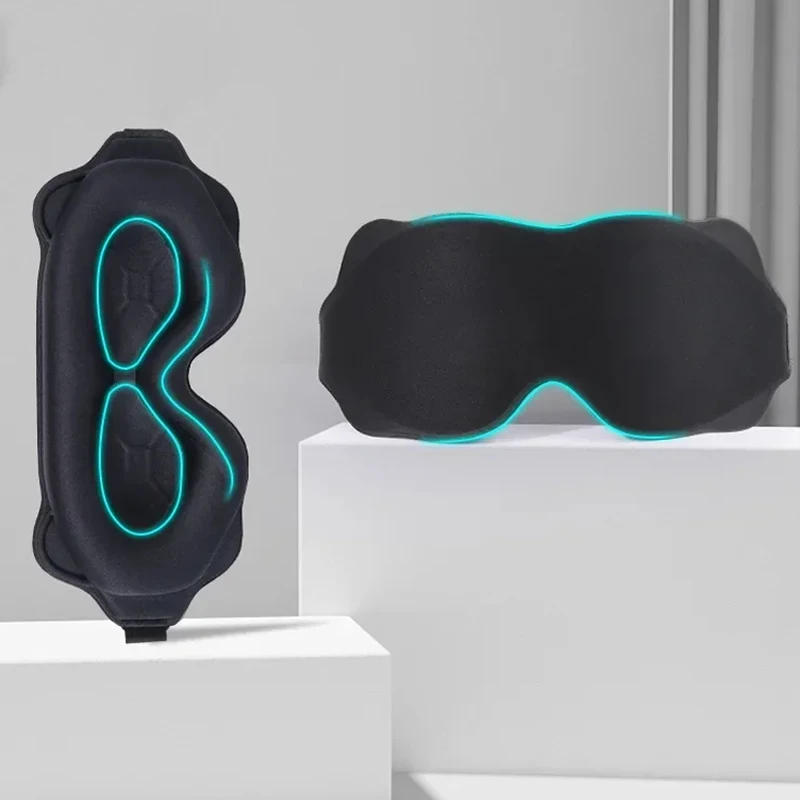 Description Picture 4 of item3D Sleeping Mask Block Out Light Sleep Mask For Eyes Soft Sleeping Aid Eye Mask for Travel Eyeshade Night Breathable Slaapmasker