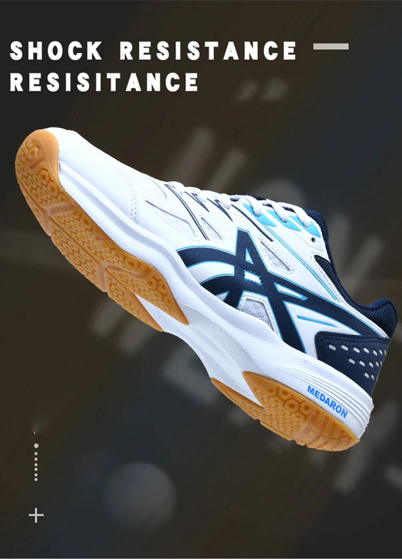 Description Picture 5 of itemLiXingMing Tennis Shoes Men Women Breathable Badminton Volleyball Shoes Indoor Anti-Slippery Pingpong Training Sneakers Couple