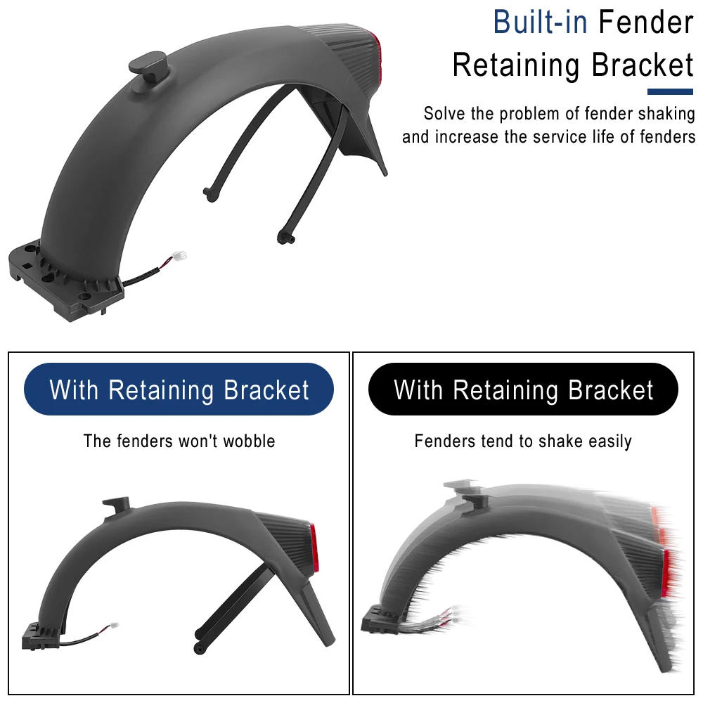 Description Picture 5 of itemOriginal Rear Fender With Support Taillight for Segway Ninebot E2 PRO Electric Scooter Rear  Mudguard Set Parts