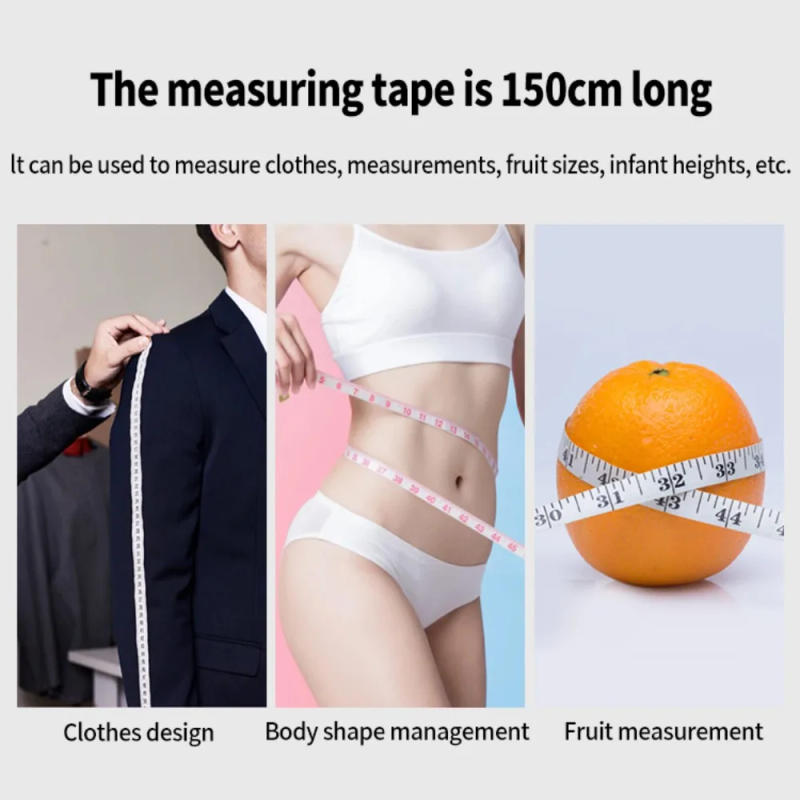 Description Picture 5 of itemMeasuring Tape Leather Retractable Ruler Tape Portable Centimeter Inch Roll Tape Practical Measures Height Ruler Measuring Tool