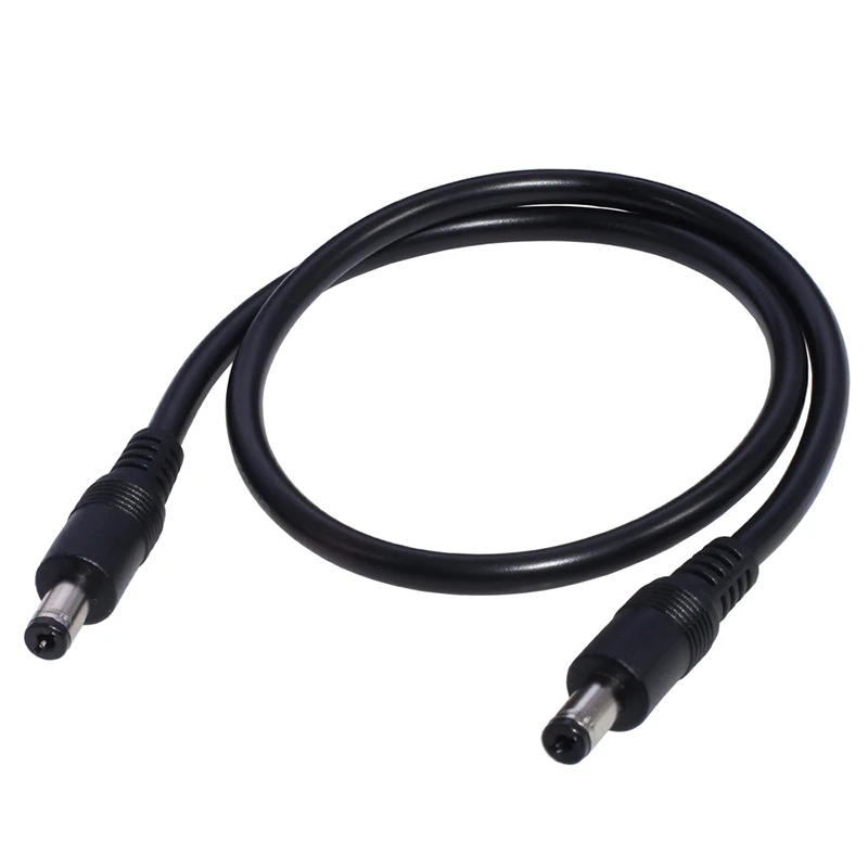 Description Picture 6 of item18AWG DC Power Plug 5.5 x 2.1mm Male To 5.5 x 2.1mm Male CCTV Adapter Connector Cable 12V 10A Power Extension Cords 0.5m/1m
