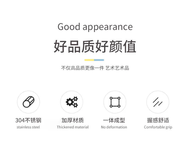 Description Picture 3 of itemEconomic Cartoon Spoon Fork Set Children Kid Cutlery Travel Camping Tableware Ice Cream Dessert Scoop Stainless Steel Dinnerware