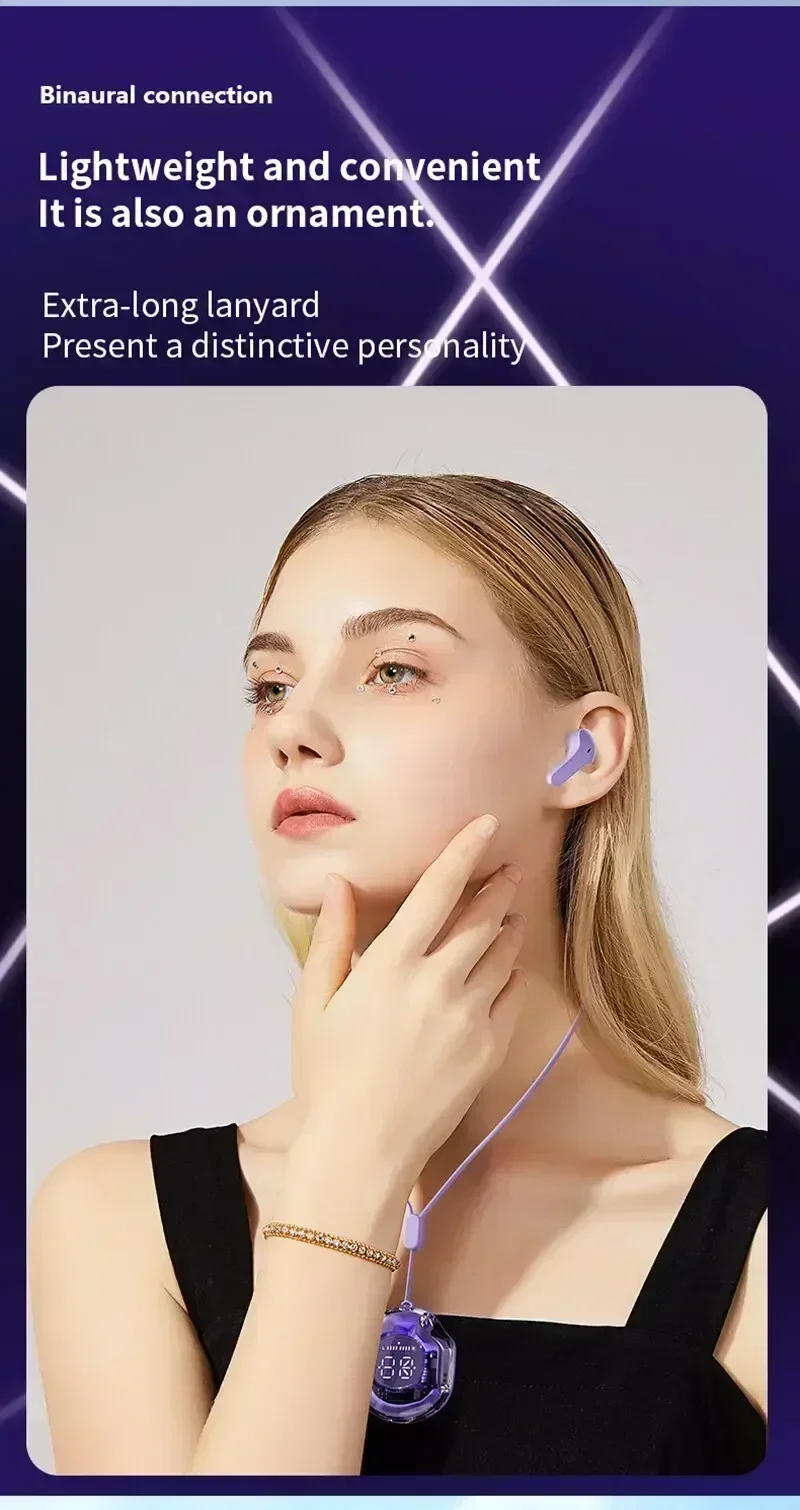 Description Picture 6 of itemT8 Wireless Bluetooth Headset Wireless Bluetooth Headphones LED Power Digital Display Stereo Sound Wireless Earphones for Xiaomi