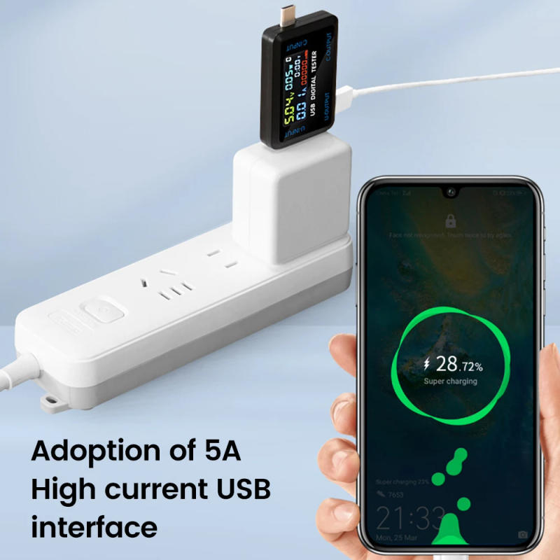 Description Picture 5 of itemVoltage Meters Current Voltage Capacity Battery Tester USB Volt Current Voltage Doctor Charger Capacity Tester Meter Power Bank