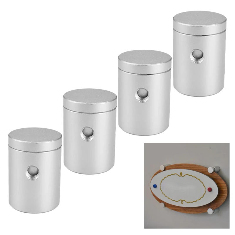 Description Picture 2 of item4pcs Bathroom Mirror Holder Glass Clamp Wall Hanging Fixing Kit Frameless Clips Mounting Hanger Clamp Wall Brackets Clamps