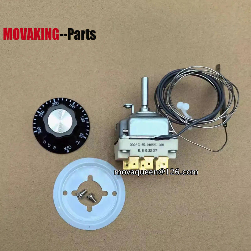 Description Picture 2 of itemGrill Oven Fryer Accessories Overtemperature Protection 55.34055.020 300 Degree Safety Thermostat With Knob For Electrolux Oven