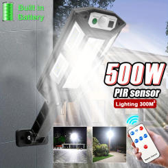 NEWEST Upgrade Powerful Solar Lamp Outdoor Solar Led Lights With Motion Sensor Waterproof Solar Garden Light Street Yard Lantern