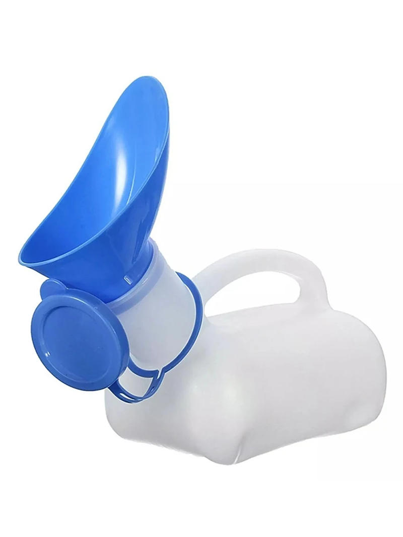 Description Picture 5 of itemUniversal Portable Urinal 1000ml Plastic Urinal Blue Pee Funnel Vertical Urinal Bag Outdoor Emergency Equipment Travel Accessori