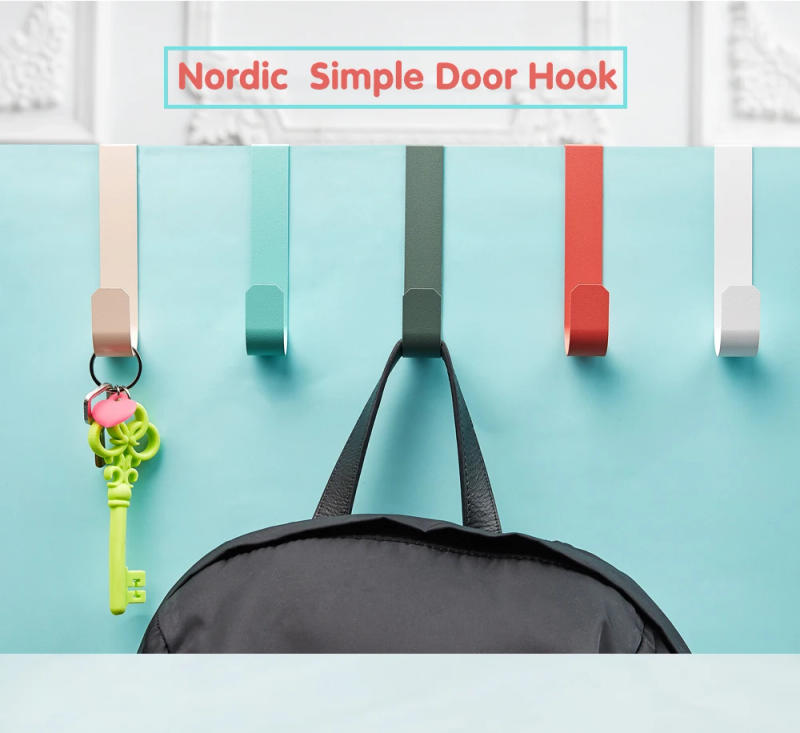 Description Picture 2 of itemMulti-Purpose Hooks Kitchen Cabinet Door Back Hook Hanging Rack Clothes Coat Hat Towel Hanger Storage Hook Bathroom Accessories