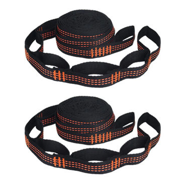 2pcs Outdoor Camping Hammock Straps Super Strong Hammock Strap Garden Swing Straps Rope High Strength Load-Bearing Strap Rope