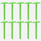 green 10 Pcs