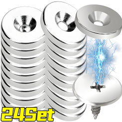 Cabinet Door Magnet Clasps Strong Magnetic Cabinet Snaps Wardrobe Seal Snap Magnet Catches with Screw Door Fastener Hidden Latch