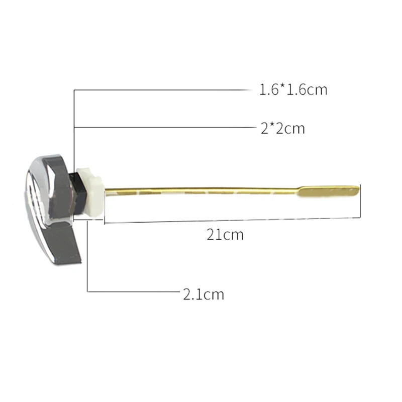 Description Picture 6 of itemToilet Tank Parts Accessories Flushing Wrench Flushing Toilet Tank Flush Rod Replacement Parts Side-Mounted Toilet Tank Rod A