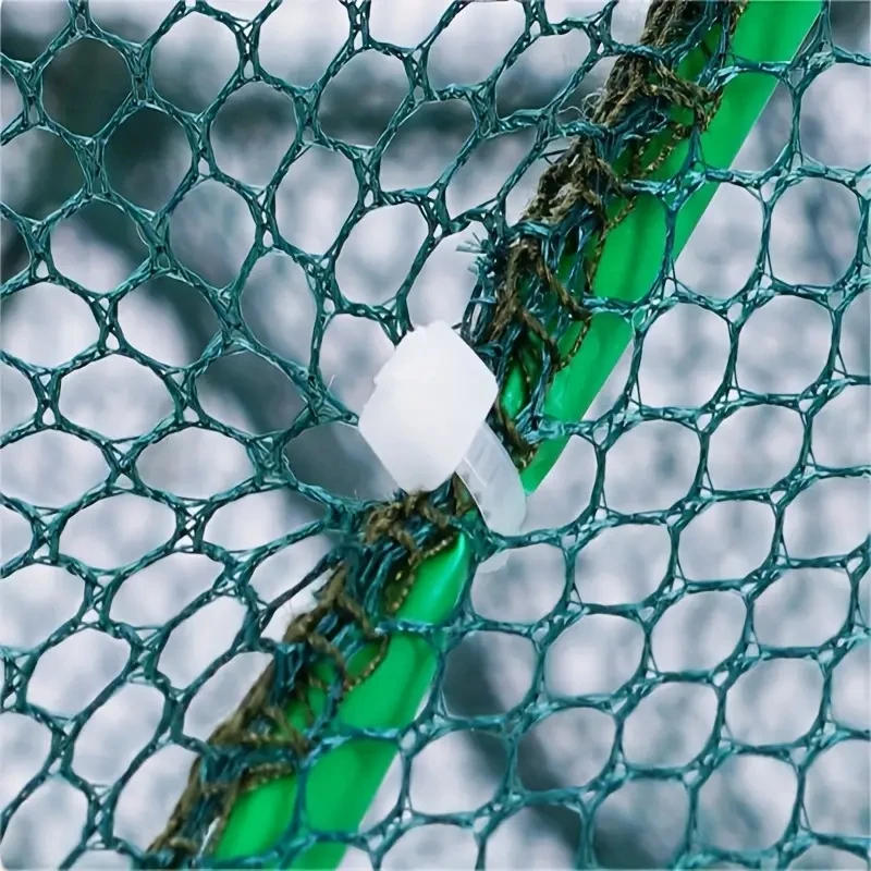 Description Picture 4 of item1pc Foldable Hexagon Fishing Trap Net With 6 Holes For Minnow, Crab, Crawdad, Shrimp, Fishing Accessories 