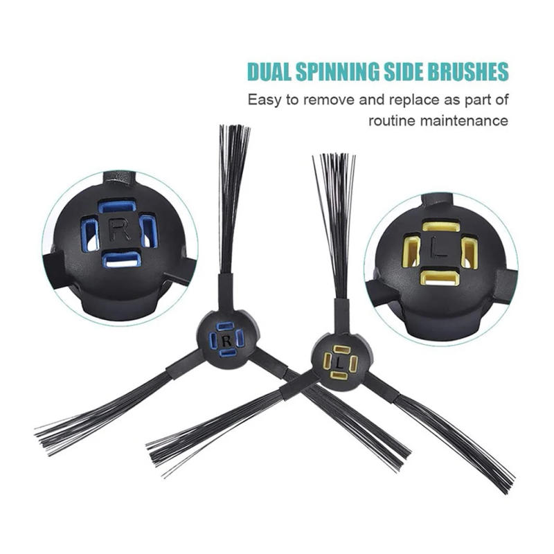 Description Picture 4 of item6 Pieces Side Brushes For / For A10 Vacuum Mopping Robot Vacuum Cleaner Accessories Spare Parts Home Appliance