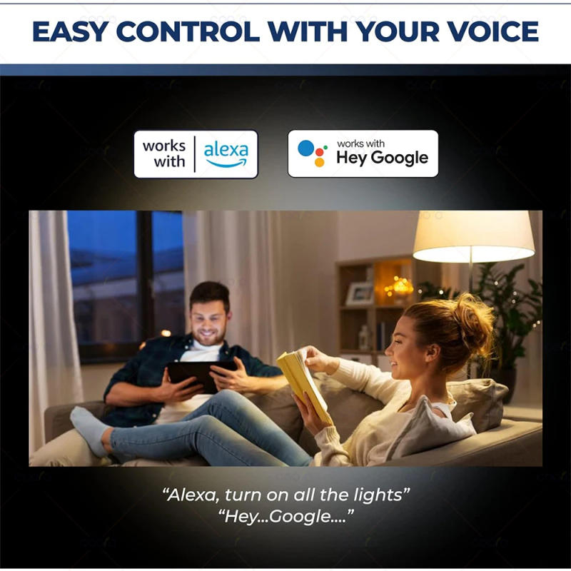 Description Picture 4 of itemTuya E27 Zigbee LED Bulbs WiFi Bluetooth Smart LED Lamp 15W 18W Light Bulb Remote Control Works With Amazon Alexa Google Yandex