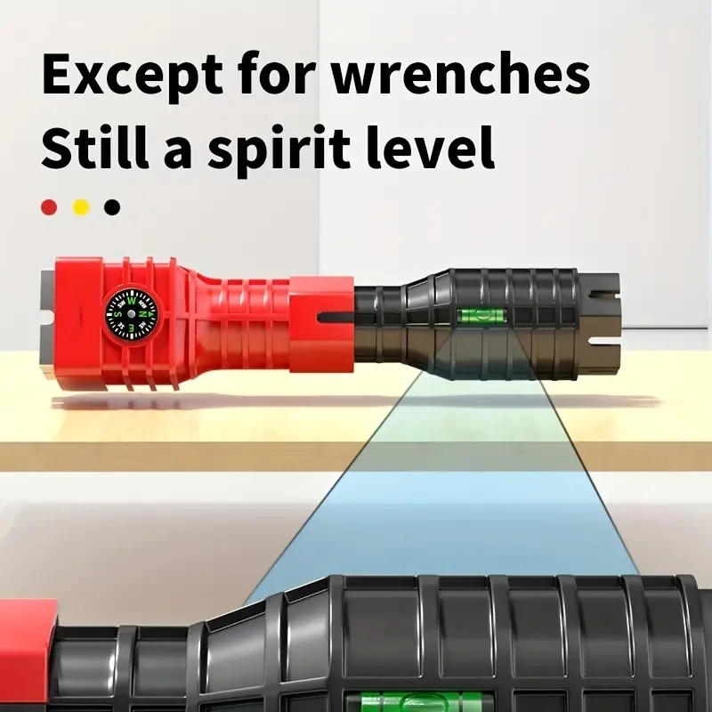 Description Picture 6 of item18/24 In 1 Sink Faucet Wrench Plumbing Repair Tool Anti-Slip Handle Double Head Wrench Bathroom Plumbing Installation Hand Tools