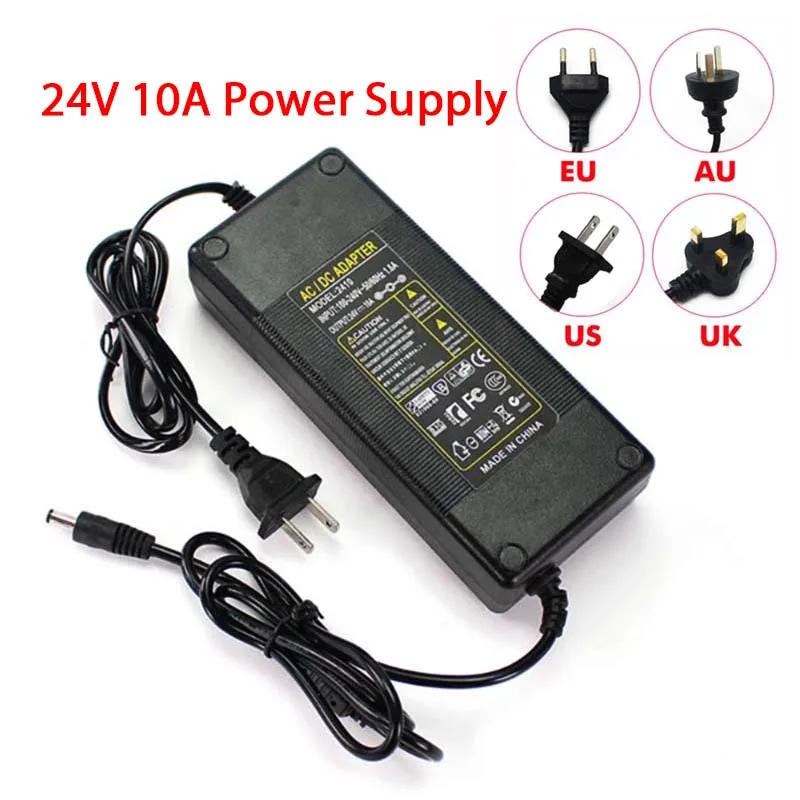 Description Picture 5 of itemLED Power Adapter DC 24V Lighting Transformer AC 110V~220V 1A 2A 3A 4A 5A 6A 8A 10A Switching Power Supply For LED Camera Router