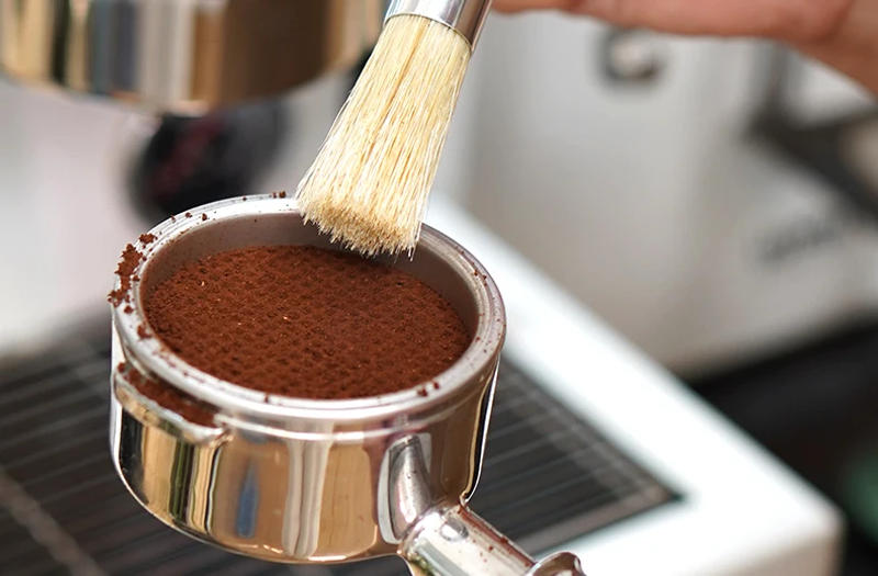 Description Picture 3 of itemAIRFLOW Coffee Grinder Cleaning Brush Wood Handle Natural Bristles Keep Your Beans Fresh Brown Coffee Machine Coffee Clean Tool