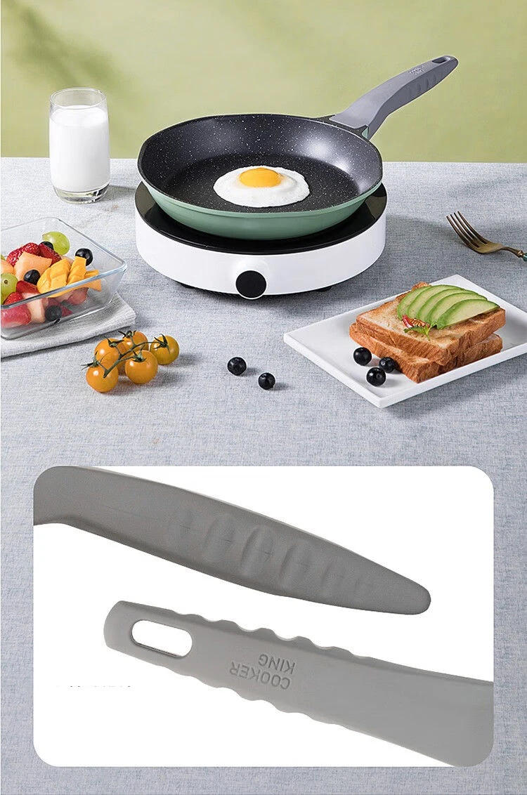 Description Picture 5 of itemCOOKER KING Spot Goods 24/26cm Non-Stick Frying Pan Medical Stone Coating Wok Profession Saucepan Gas Induction Cooker Universal