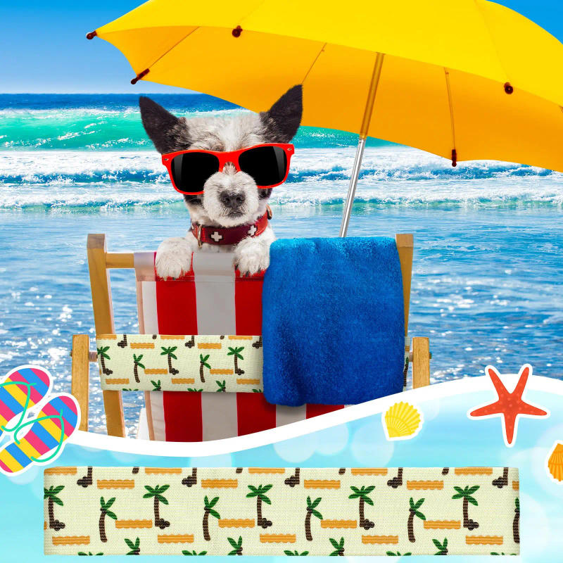 Description Picture 2 of itemTowel Bands for Beach Chairs Colorful Windproof Beach Towel Straps Elastic Bed quilt Sheet Storage Belt Durable Cruise Clips