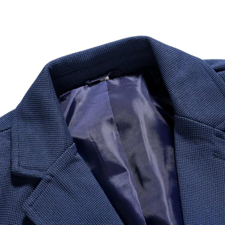 Description Picture 4 of item2024 Men's Business Casual Suit, Professional Dress, Foreign Trade Order, Western and Korean Version Slim Fit Suit Coat