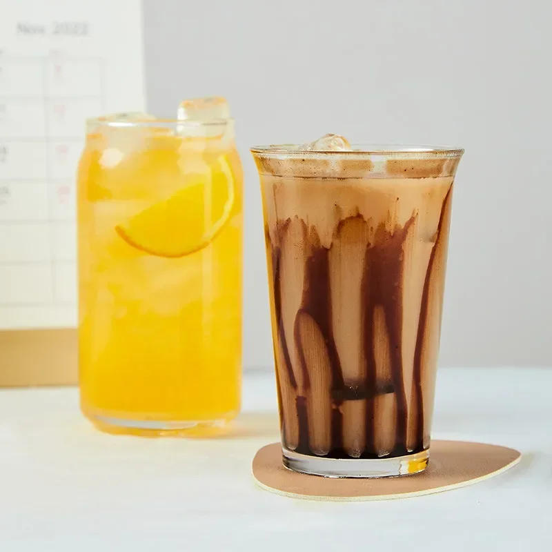 Description Picture 6 of itemCoffee Cup Curled Latte Cups Household Glass Drinkware Juice Milk Simple Mug Transparent Water Bottles Glassware Cups Coffeeware