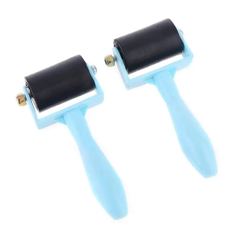 Description Picture 2 of item2 Pcs Rubber Roller with Plastic Grip Handle for Anti Skid Tape Construction Tools Print and Stamping Tools