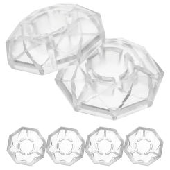 5 Pcs Effect Peg Cap Guitar Parts Music Tools Effects Pedal Footswitch Buttons Toppers Small Spikes
