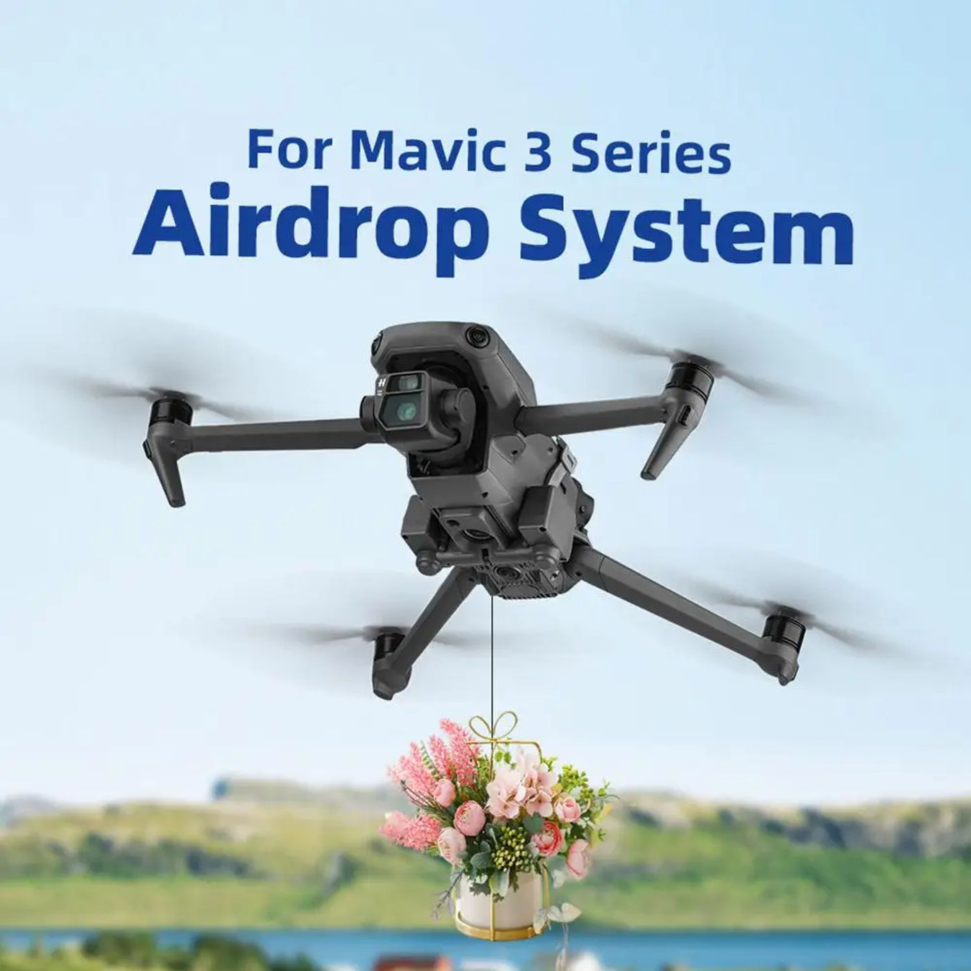 Description Picture 6 of itemAirdrop Thrower System For DJI Mavic 3/Mavic 3 Pro/Mavic 3 Classic Drone Fishing Bait Wedding Gift Deliver Accessory