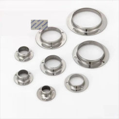 4Pcs 304 Stainless Steel Outdoor Flange Holder Bracket Closet Rod Wall Floor 19mm 22mm 25mm 32mm 38mm 51mm 63mm 76mm Tube