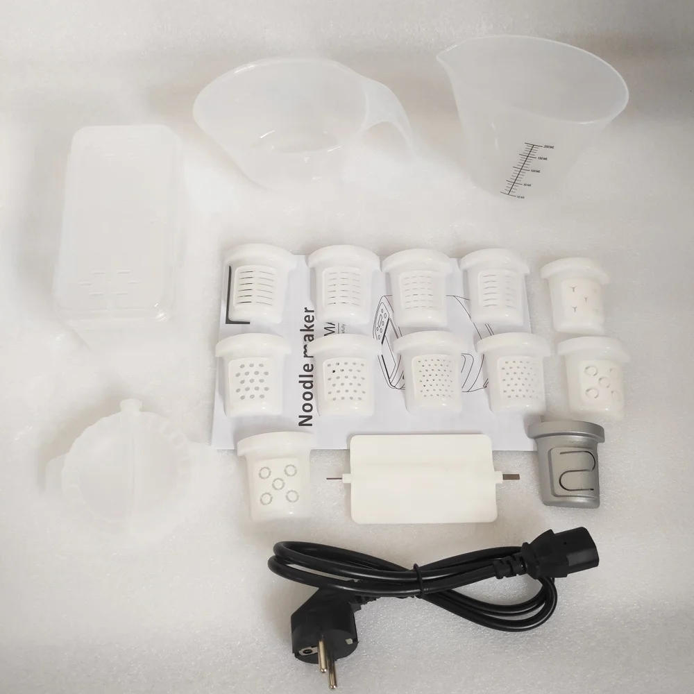 Description Picture 6 of item12 molds household mini electrical automatic plastic noodle maker processing ramen making machines Home Pasta Maker