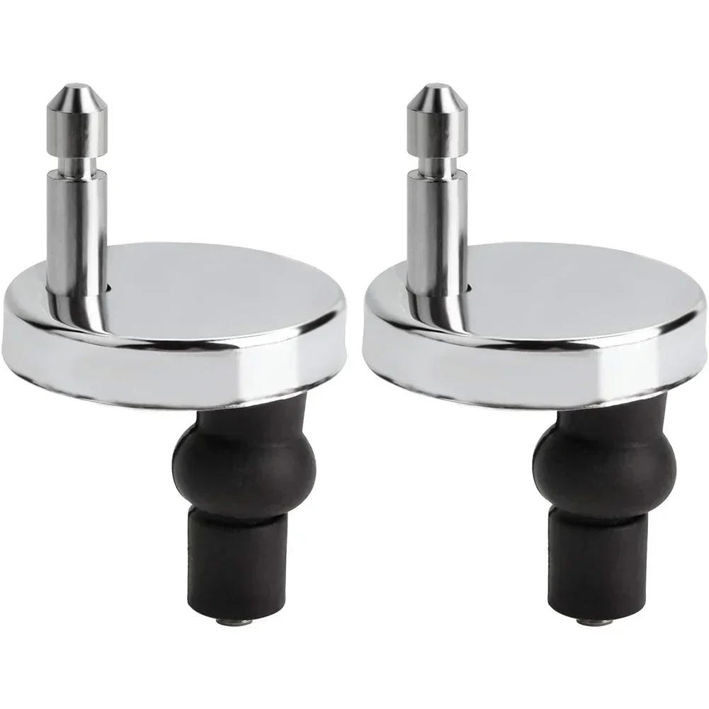 Description Picture 4 of item2Pcs Toilet Seat Hinges Top Close Soft Release Quick Fitting Heavy Duty Hinge Pair  For Toilet  Bidet Attachments
