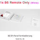 B6 Remote White