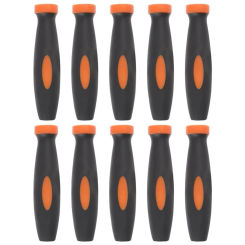 10Pcs Durable Rubber Files Handles Files Supplies 3mm Hole Diameter Files Handles Woodworking File Handles For Small Files
