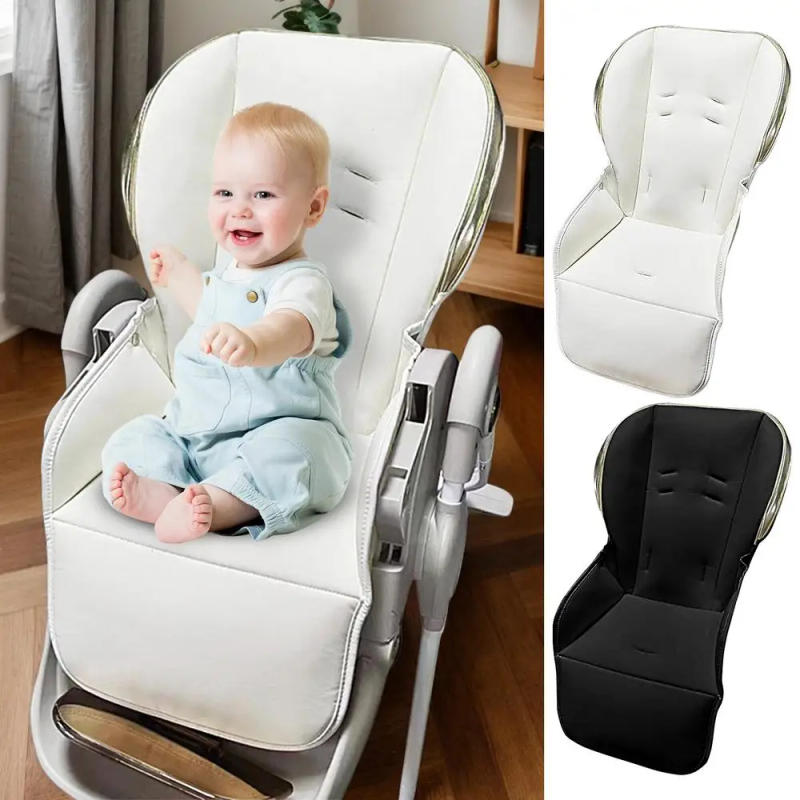 Description Picture 3 of itemToddler High Chair Leather Cover PU Leather Toddler High Chair Cover Pad Protector From Spills And Crumbs Kids Dining Chair