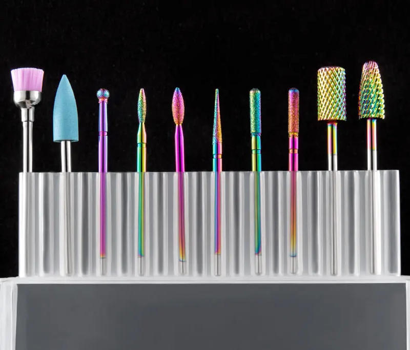 Description Picture 6 of itemCeramic Tungsten Cutters For Manicure Carbide Nail Drill Accessories Bits Nail Art Equipment Tools For Machine Milling Cutter