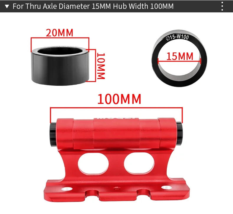 Description Picture 5 of itemMUQZI Bike Car Carry Mount Rack MTB Road Bicycle Quick Release Thru Axle Carrier Fork Mount Car Roof Rack Bracket DROPSHIPPING