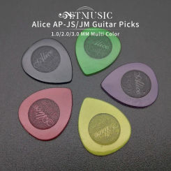 100pcs Alice Transparent Big/Small Mediators Durable Water Drop Guitar Picks Rain Drop Bass Guitar Plectrum 1.0/2.0/3.0mm